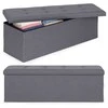 Modernhome Šviesiai pilkos spalvos daiktų laikymo dėžė 111x38 cm