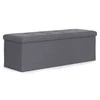 Modernhome Šviesiai pilkos spalvos daiktų laikymo dėžė 111x38 cm