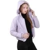 Šviesiai violetinės spalvos moteriška striukė Grand