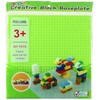 Lean Toys Konstruktoriaus plokštė 25.5x25.5 cm šviesiai žalia