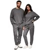Unisex laisvalaikio kostiumas pilkos spalvos Couple
