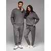 Unisex laisvalaikio kostiumas pilkos spalvos Couple
