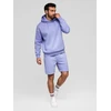 Unisex šortų rinkinys mėlyni/šviesiai violetinės spalvos Level Up