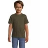 Vaikiški unisex chaki spalvos marškinėliai Kids