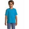 Vaikiški unisex mėlynos spalvos marškinėliai Kids