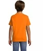 Vaikiški unisex oranžinės spalvos marškinėliai Kids