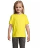Vaikiški unisex šviesiai geltoni marškinėliai Kids