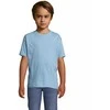 Vaikiški unisex šviesiai mėlyni marškinėliai Kids
