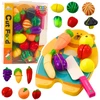 Lean Toys Vaikiškas virtuvės rinkinys su pjaustymo lenta ir peiliu