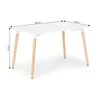 Modernhome Valgomojo stalas 120x60 cm