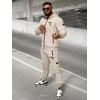 Vyriškas rusvos spalvos sportinio kostiumo komplektas Icon