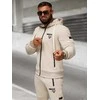 Vyriškas rusvos spalvos sportinio kostiumo komplektas Icon
