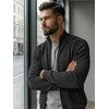 Vyriškas tamsiai pilkas megztinis Nelson
