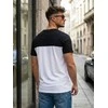 Vyriški balti/juodi marškinėliai Billy