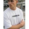 Vyriški balti marškinėliai Freedom