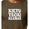 Vyriški chaki marškinėliai Kietas tėtis (baltas)