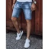 Vyriški džinsiniai mėlynos spalvos šortai Zero