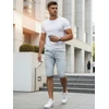 Vyriški mėlyni džinsiniai šortai Comfort