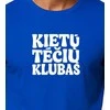 Vyriški mėlyni marškinėliai Kietas tėtis (baltas)