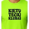 Vyriški neoniniai žali marškinėliai Kietas tėtis (juodas)
