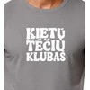 Vyriški pilki marškinėliai Kietas tėtis (baltas)