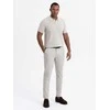Vyriški rusvos spalvos polo marškinėliai Swing