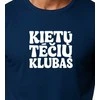 Vyriški tamsiai mėlyni marškinėliai Kietas tėtis (baltas)