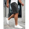 Vyriški tamsiai pilki sportiniai šortai Novak