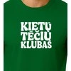 Vyriški tamsiai žali marškinėliai Kietas tėtis (baltas)