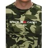 Vyriški žali kamufliažiniai marškinėliai Cadet