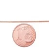 Auksinė grandinėlė Curb 1 mm , briaunų apdirbimas deimantu - 1.72 g. - 1 mm. - 50