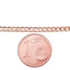 Auksinė grandinėlė Curb 2.3 mm , briaunų apdirbimas deimantu - 5.3 g. - 55 - 2.3 mm.