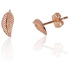 Auksiniai auskarai vinukai, Raudonas Auksas, Be akmens - 0.43 g. - 8 mm.
