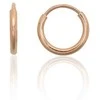 Auksiniai auskarai –žiedai - 11 mm. - 0.35 g.