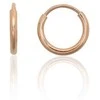 Auksiniai auskarai –žiedai - 11 mm. - 0.37 g.
