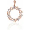 Auksinis pakabukas - 1.79 g. - 24 mm. - Briliantai (0,16Ct)