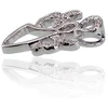 Auksinis pakabukas su brangakmeniais. Metalas: Baltas Auksas. Praba: 585°. Akmuo: Briliantai - 0.72 g. - 14 mm. - Briliantai (0,058Ct)