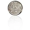 Auksinis pakabukas su brangakmeniais. Metalas: Baltas Auksas. Praba: 585°. Akmuo: Briliantai - 1.21 g. - 8 mm. - Briliantai (0,093Ct)