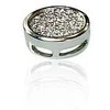 Auksinis pakabukas su brangakmeniais. Metalas: Baltas Auksas. Praba: 585°. Akmuo: Briliantai - 1.21 g. - 8 mm. - Briliantai (0,093Ct)