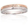 Auksinis žiedas - 17 - 1.85 g. - Briliantai (0,05Ct)