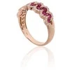 Auksinis žiedas - 17.5 - 2.99 g. - Briliantai (0,226Ct), Rubinas (0,813Ct)