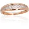 Auksinis žiedas - 18.5 - 2.23 g. - Briliantai (0,12Ct)