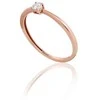 Auksinis žiedas su brangakmeniais. Metalas: Raudonas/Baltas Auksas. Praba: 585°. Akmuo: Briliantai - 17 - 1.23 g. - Briliantai (0,05Ct)