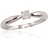 Auksinis žiedas su brangakmeniais. Metalas: Baltas Auksas. Praba: 585°. Akmuo: Briliantai - 16.5 - 1.63 g. - Briliantai (0,024Ct)