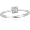 Auksinis žiedas su brangakmeniais. Metalas: Baltas Auksas. Praba: 585°. Akmuo: Briliantai - 16 - 1.08 g. - Briliantai (0,025Ct)