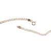 Auksinė grandinėlė Double rombo 2.5 mm , briaunų apdirbimas deimantu - 2.5 mm. - 55 - 4.99 g.