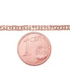 Auksinė grandinėlė Double rombo 2.5 mm , briaunų apdirbimas deimantu - 2.5 mm. - 50 - 4.54 g.