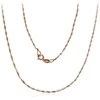 Auksinė grandinėlė Singapore 1 mm , briaunų apdirbimas deimantu - 0.84 g. - 1 mm. - 45