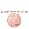 Auksinė grandinėlė Singapore 1.5 mm , briaunų apdirbimas deimantu - 1.78 g. - 45 - 1.5 mm.