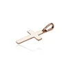 Auksinis pakabukas kryželis. Metalas: Raudonas Auksas. Praba: 585°. - 0.36 g. - 20 mm.